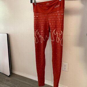 CXIX Fya Red Gecko Grip Leggings